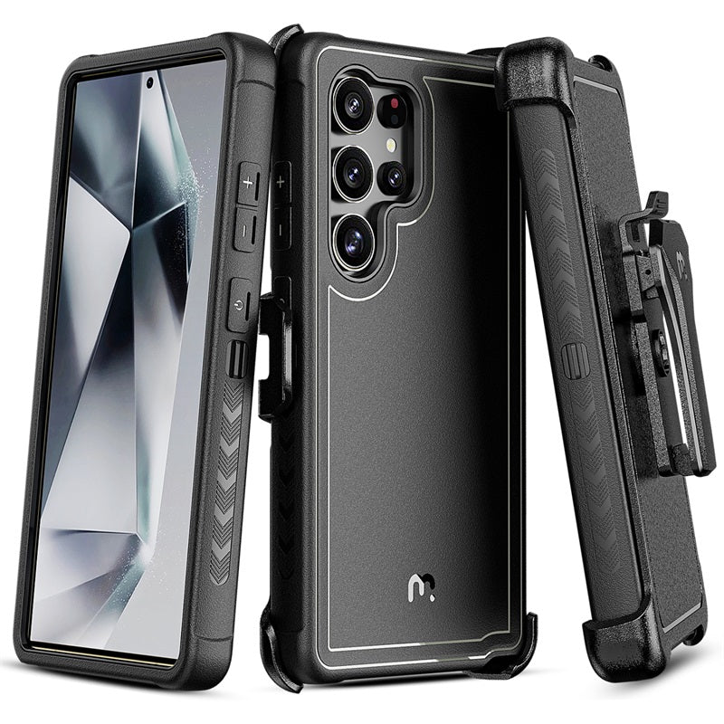 MyBat Pro Maverick Series Case w/ Holster for Samsung Galaxy S25 Ultra - Blue