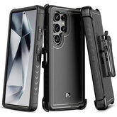 MyBat Pro Maverick Series Case w/ Holster for Samsung Galaxy S25 Ultra - Blue