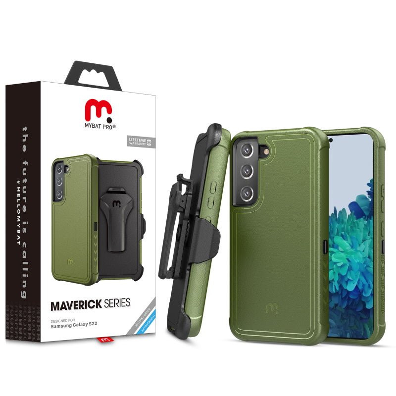 MyBat Pro Maverick Series Case with Holster for Samsung Galaxy S22MyBat Pro