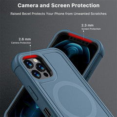 MyBat Pro Maverick Series MagSafe Case w/ Holster and Tempered Glass for Apple iPhone 12 / 12 Pro (6.1)iPhone 12 / 12 Pro