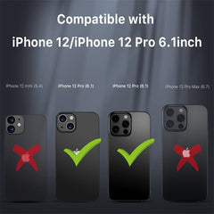 MyBat Pro Maverick Series MagSafe Case w/ Holster and Tempered Glass for Apple iPhone 12 / 12 Pro (6.1)iPhone 12 / 12 Pro