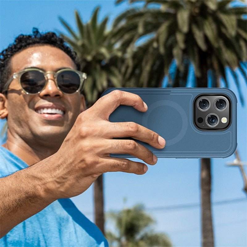 MyBat Pro Maverick Series MagSafe Case w/ Holster and Tempered Glass for Apple iPhone 12 / 12 Pro (6.1)iPhone 12 / 12 Pro