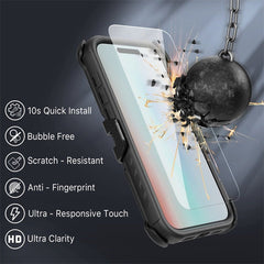 MyBat Pro Maverick Series MagSafe Case w/ Holster and Tempered Glass for Apple iPhone 17 Air - BlackMyBat Pro
