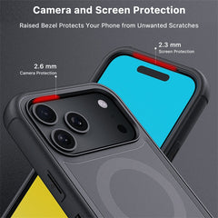 MyBat Pro Maverick Series MagSafe Case w/ Holster and Tempered Glass for Apple iPhone 17 Pro - PlumMyBat Pro