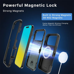 MyBat Pro Maverick Series MagSafe Case w/ Holster and Tempered Glass for Apple iPhone 17 Pro - PlumMyBat Pro