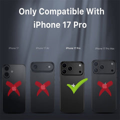 MyBat Pro Maverick Series MagSafe Case w/ Holster and Tempered Glass for Apple iPhone 17 Pro - PlumMyBat Pro