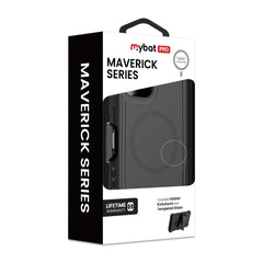 MyBat Pro Maverick Series MagSafe Case w/ Holster and Tempered Glass for Apple iPhone 17e / 16e / 14 / 13MyBat Pro