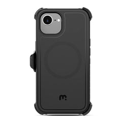MyBat Pro Maverick Series MagSafe Case w/ Holster and Tempered Glass for Apple iPhone 17e / 16e / 14 / 13MyBat Pro