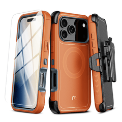 MyBat Pro Maverick Series MagSafe Case w/ Holster and Tempered Glass for Apple iPhone 18 Pro Max / 17 Pro MaxMyBat Pro