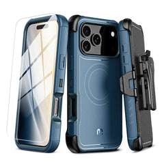 MyBat Pro Maverick Series MagSafe Case w/ Holster and Tempered Glass for Apple iPhone 18 Pro Max / 17 Pro MaxMyBat Pro