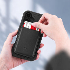 MyBat Pro Maverick Series Utility Edition MagSafe Case + MagStash MagSafe Wallet Folio for Apple iPhone 16