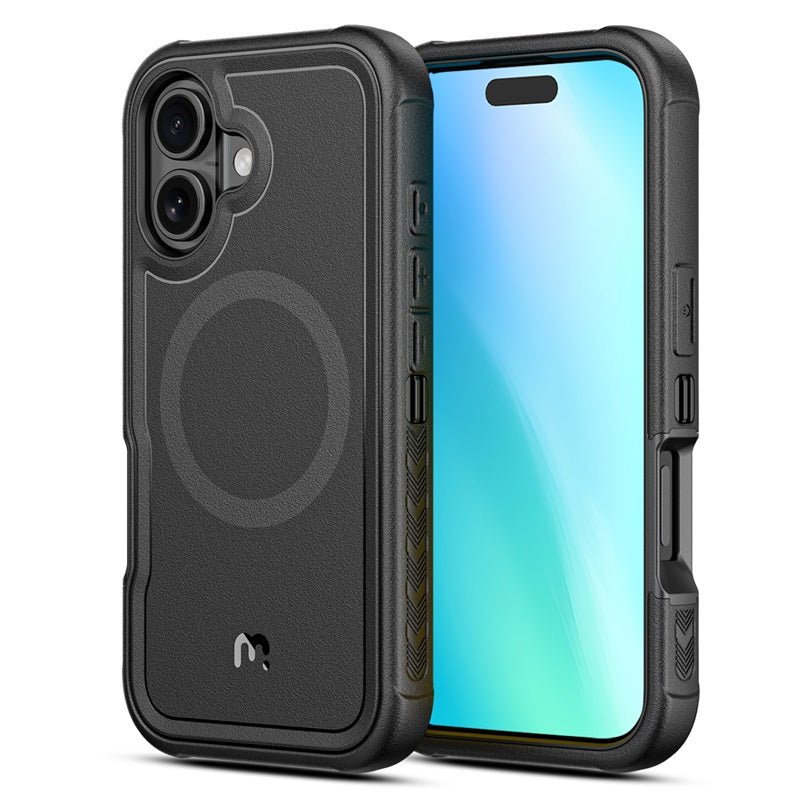 MyBat Pro Maverick Series Utility Edition MagSafe Case + MagStash MagSafe Wallet Folio for Apple iPhone 16iPhone 16