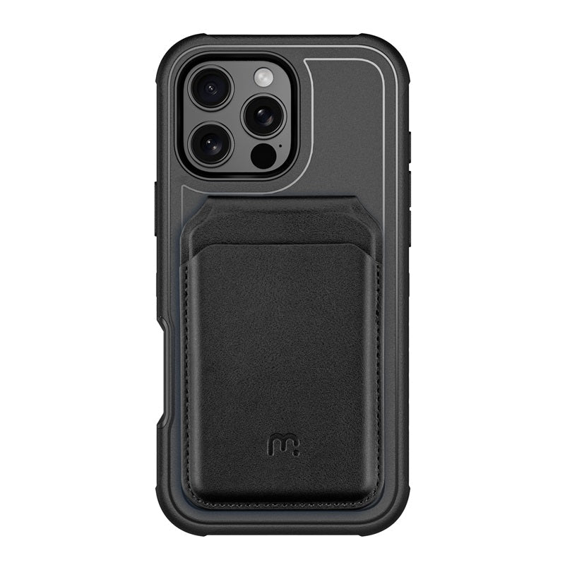 MyBat Pro Maverick Series Utility Edition MagSafe Case + MagStash MagSafe Wallet Folio for Apple iPhone 16 Pro