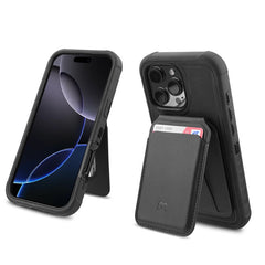 MyBat Pro Maverick Series Utility Edition MagSafe Case + MagStash MagSafe Wallet Folio for Apple iPhone 16 Pro