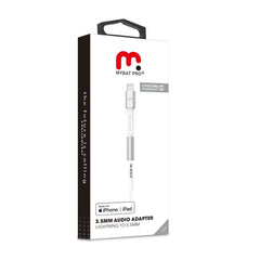 MyBat Pro MFi Lightning Connector to 3.5mm Adapter - WhiteMyBat Pro