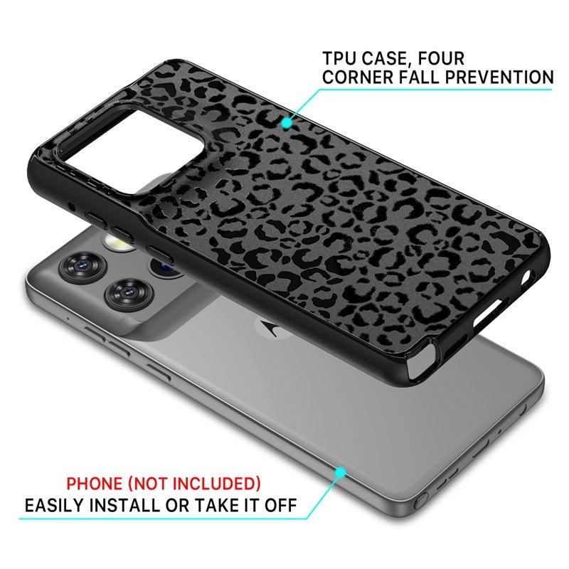 MyBat Pro Mood Series Case for Motorola Moto G Stylus 5G (2025) - Black LeopardMyBat Pro