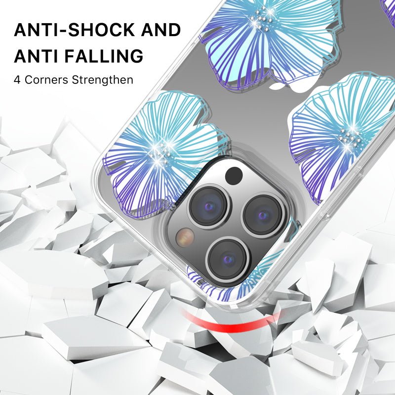 MyBat Pro Mood Series Case (with Diamonds) for Apple iPhone 14 Pro Max (6.7)iPhone 14 Pro Max