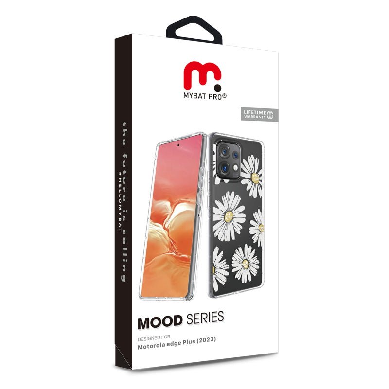 MyBat Pro Mood Series Case (with Diamonds) for Motorola edge Plus (2023) - Happyedge Plus (2023)