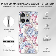MyBat Pro Mood Series Case (with Diamonds) for Motorola Moto G 5G (2025) - Floral GemsMybat Pro