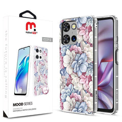 MyBat Pro Mood Series Case (with Diamonds) for Motorola Moto G 5G (2025) - Floral GemsMybat Pro