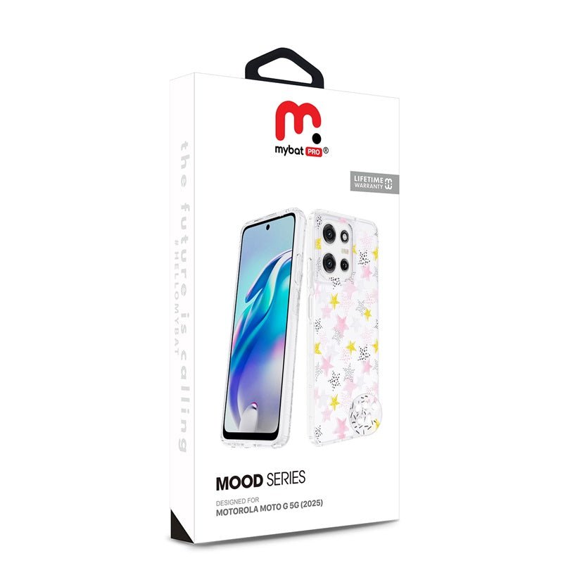 MyBat Pro Mood Series Case (with Diamonds) for Motorola Moto G 5G (2025) - StarstruckMybat Pro