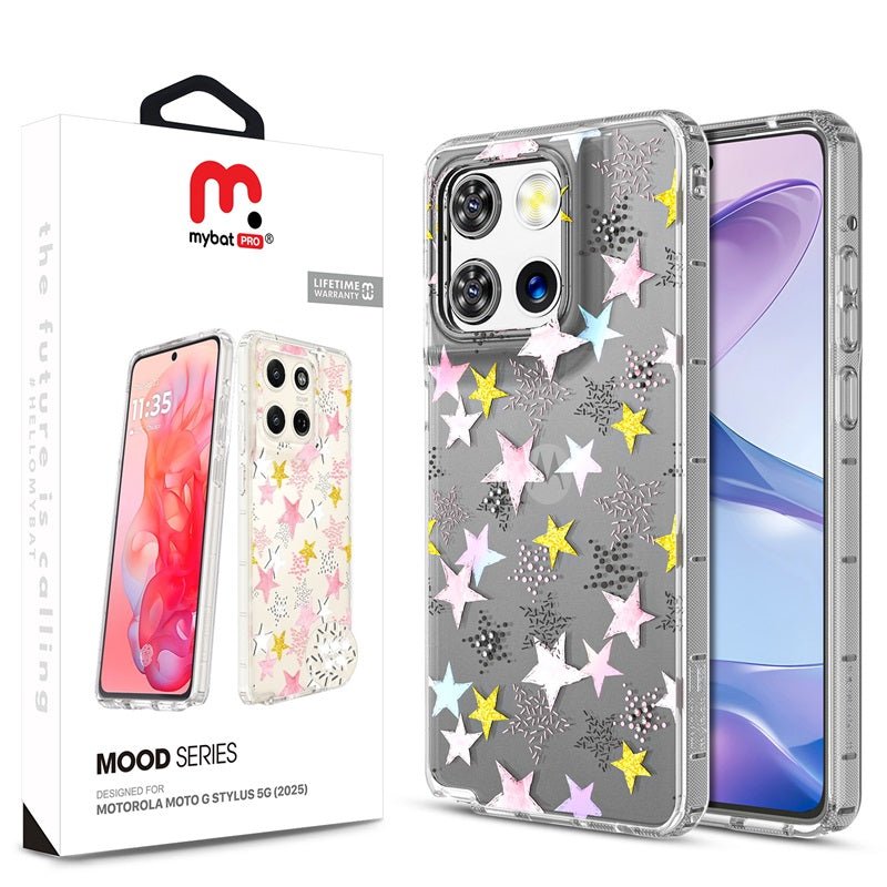 MyBat Pro Mood Series Case (with Diamonds) for Motorola Moto G Stylus 5G (2025) - StarstruckMyBat Pro
