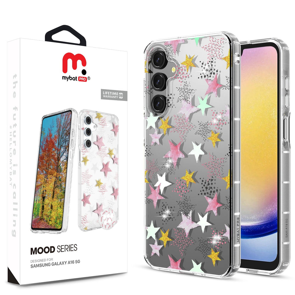 MyBat Pro Mood Series Case (with Diamonds) for Samsung Galaxy A16 5G - Floral Gems