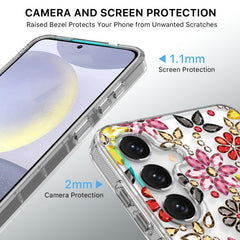 MyBat Pro Mood Series Case (with Diamonds) for Samsung Galaxy S24 Plus - Floral Gems