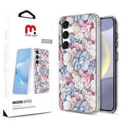 MyBat Pro Mood Series Case (with Diamonds) for Samsung Galaxy S24 Plus - Floral Gems