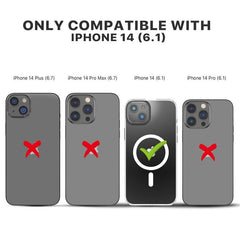 MyBat Pro Mood Series MagSafe Case for Apple iPhone 16e / 14 / 13 - Transparent ClearMyBat Pro