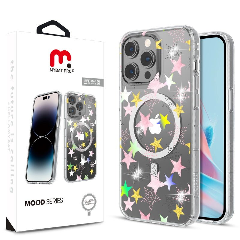 MyBat Pro Mood Series MagSafe Case (with Diamonds) for Apple iPhone 15 Pro (6.1)iPhone 15 Pro