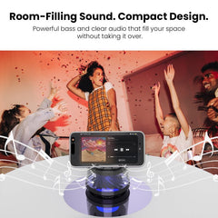 MyBat Pro Omnia 5 - in - 1 MagSafe Wireless Charging Dock and Speaker w/ Lights - BlackMyBat Pro