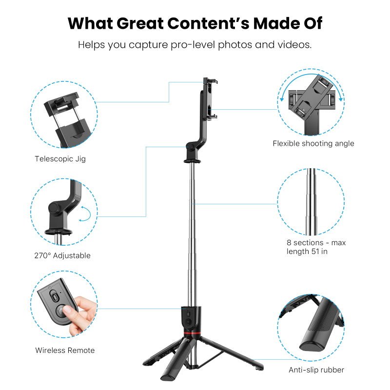 MyBat Pro PicturePerfect 2.0 Selfie Stick + TripodMyBat Pro
