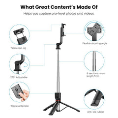 MyBat Pro PicturePerfect 2.0 Selfie Stick + TripodMyBat Pro