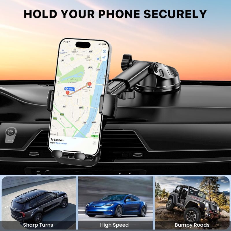 MyBat Pro Premium Universal Car Dashboard Mount - BlackMyBat Pro