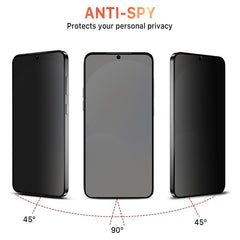 MyBat Pro Privacy Full Coverage Tempered Glass Screen Protector (Fingerprint Unlock) for Samsung Galaxy S25 / Galaxy S24MyBat Pro
