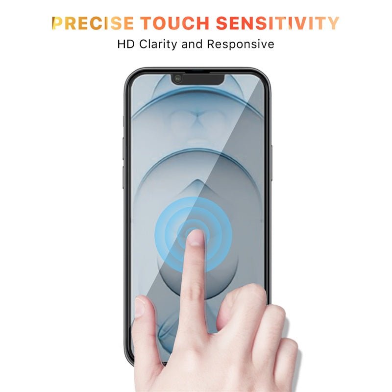 MyBat Pro Privacy Full Coverage Tempered Glass Screen Protector for Apple iPhone 14 Plus (6.7) / 13 Pro Max (6.7) - BlackMyBat Pro