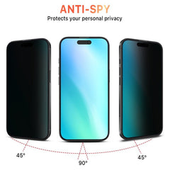 MyBat Pro Privacy Full Coverage Tempered Glass Screen Protector for Apple iPhone 16iPhone 16