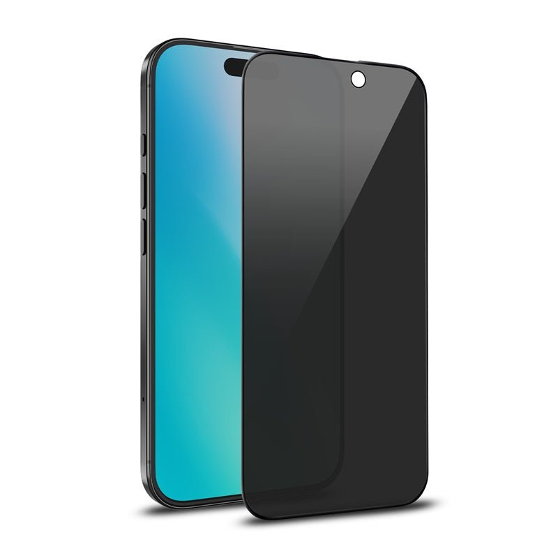 MyBat Pro Privacy Full Coverage Tempered Glass Screen Protector for Apple iPhone 16iPhone 16
