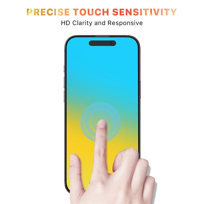 MyBat Pro Privacy Full Coverage Tempered Glass Screen Protector for Apple iPhone 16 ProiPhone 16 Pro