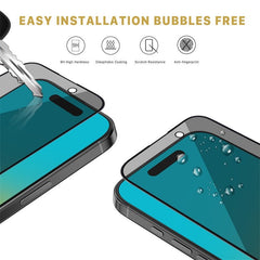 MyBat Pro Privacy Full Coverage Tempered Glass Screen Protector for Apple iPhone 16 Pro MaxiPhone 16 Pro Max