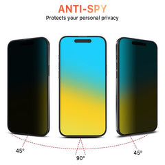 MyBat Pro Privacy Full Coverage Tempered Glass Screen Protector for Apple iPhone 16 Pro MaxiPhone 16 Pro Max