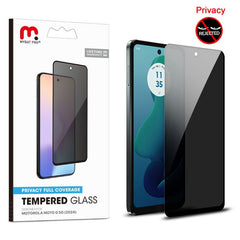 MyBat Pro Privacy Full Coverage Tempered Glass Screen Protector for Motorola Moto G 5G (2024)Moto G 5G 2024