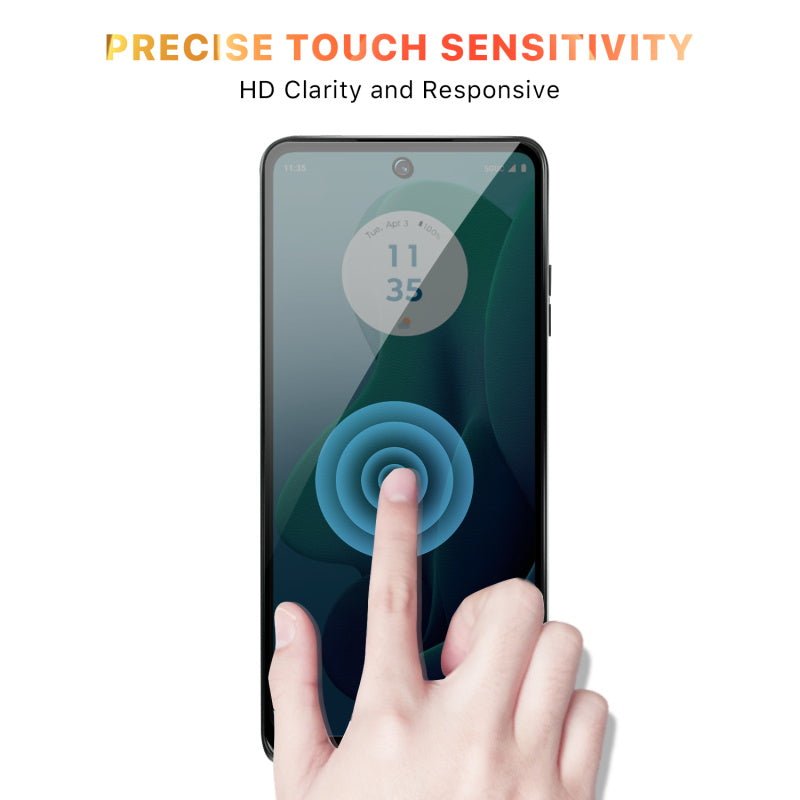 MyBat Pro Privacy Full Coverage Tempered Glass Screen Protector for Motorola Moto G 5G (2024)Moto G 5G 2024