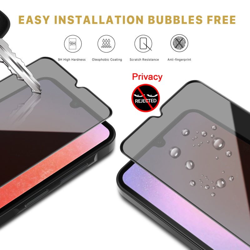 MyBat Pro Privacy Full Coverage Tempered Glass Screen Protector for Samsung Galaxy A15 5GMyBat Pro