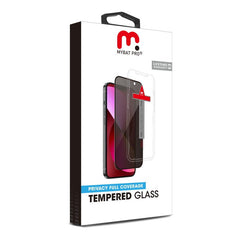 MyBat Pro Privacy Full Coverage Tempered Glass Screen Protector w/ Installation Tray for Apple iPhone 15 (6.1)iPhone 15