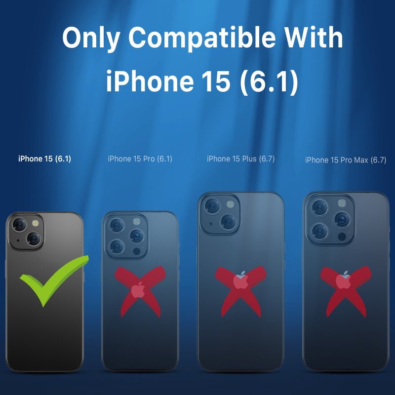 MyBat Pro Privacy Full Coverage Tempered Glass Screen Protector w/ Installation Tray for Apple iPhone 15 (6.1)iPhone 15