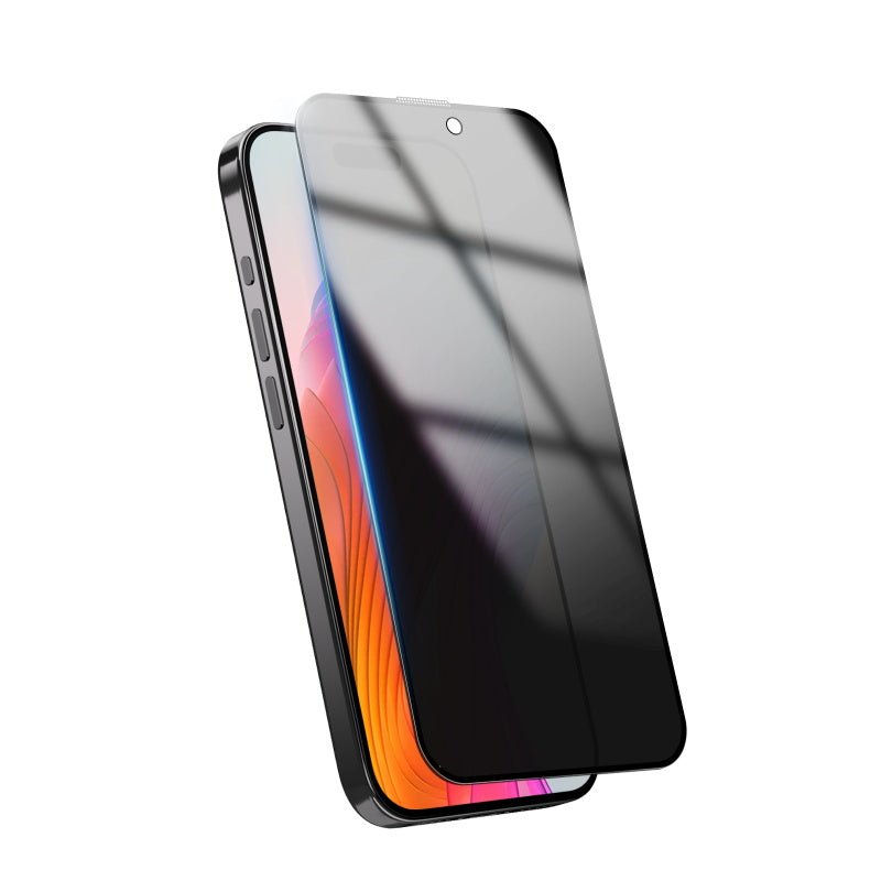 MyBat Pro Privacy Full Coverage Tempered Glass Screen Protector w/ Installation Tray for Apple iPhone 15 Plus (6.7)iPhone 15 Plus