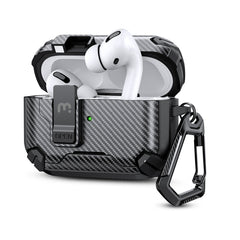 MyBat Pro SafeSound Magnetic Locking AirPods Case for Apple AirPods Pro 3 with Wireless Charging Case - BlackMyBat Pro
