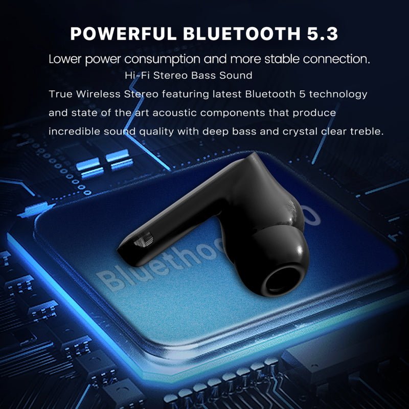 MyBat Pro Serene True Wireless Earbuds with Charging Case - BlackMyBat Pro